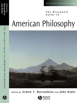 cover image of The Blackwell Guide to American Philosophy